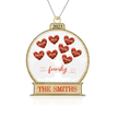 Personalised Acrylic Christmas Ornament - handmade