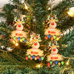 Personalised Deer Acrylic Christmas Ornament - handmade