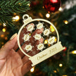 Personalised Acrylic Christmas Ornament - handmade