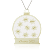 Personalised Acrylic Christmas Ornament - handmade