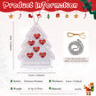 Personalised Heart Christmas Tree Ornament - handmade