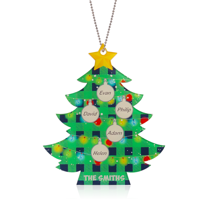Personalised Christmas Tree Ornament - handmade