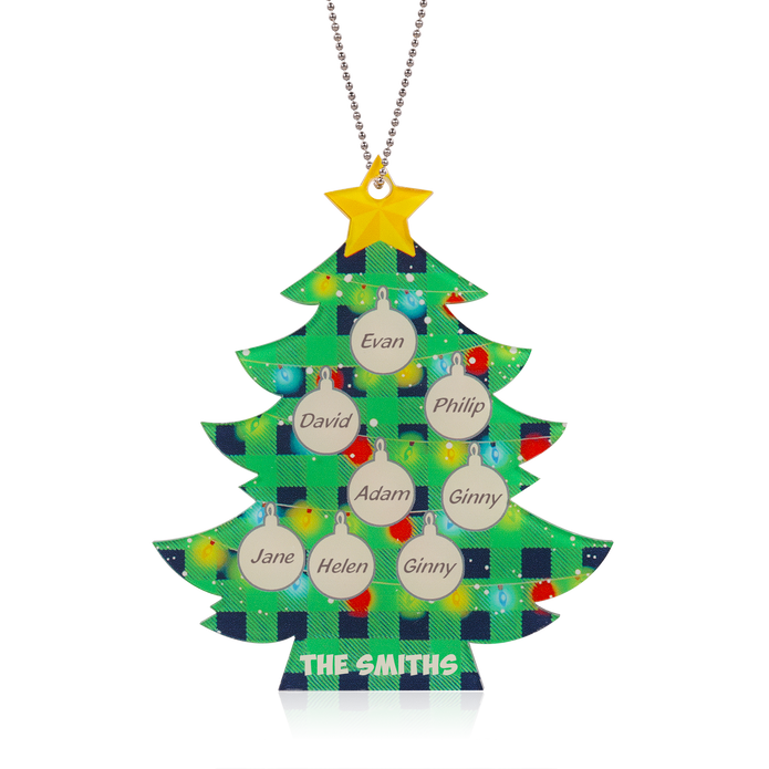 Personalised Christmas Tree Ornament - handmade