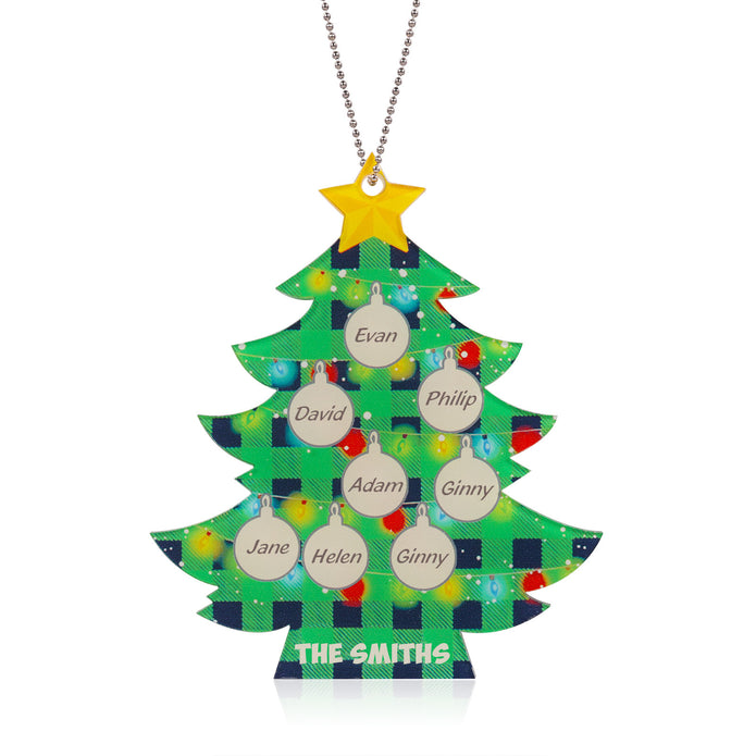 Personalised Christmas Tree Ornament - handmade