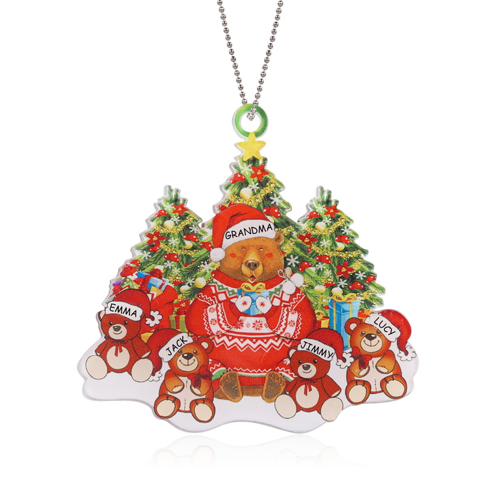 Personalised Acrylic Christmas Ornament - handmade