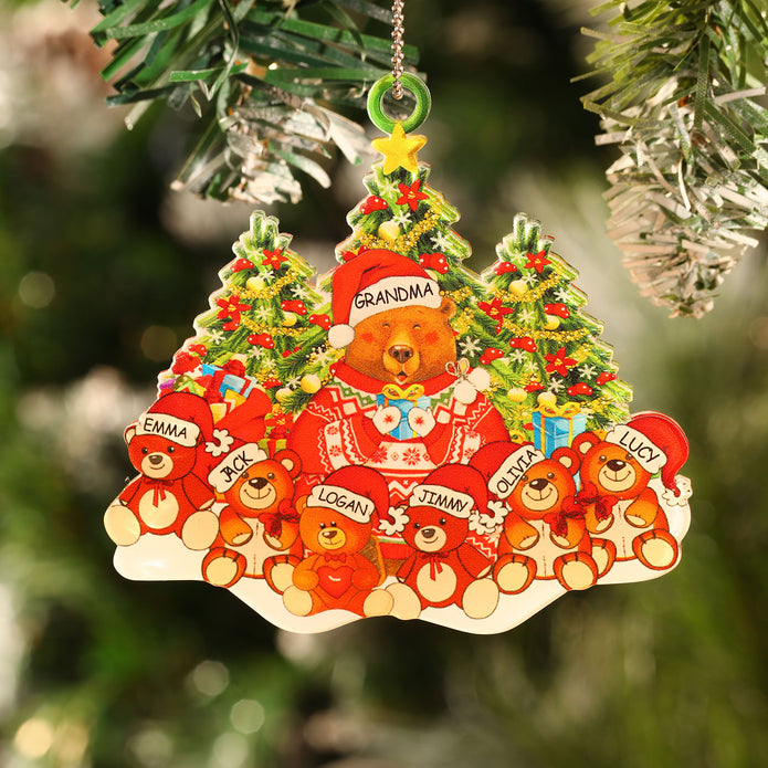 Personalised Acrylic Christmas Ornament - handmade