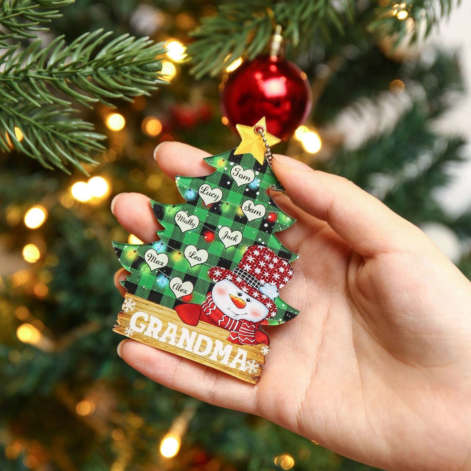 Personalised Christmas Ornament - handmade