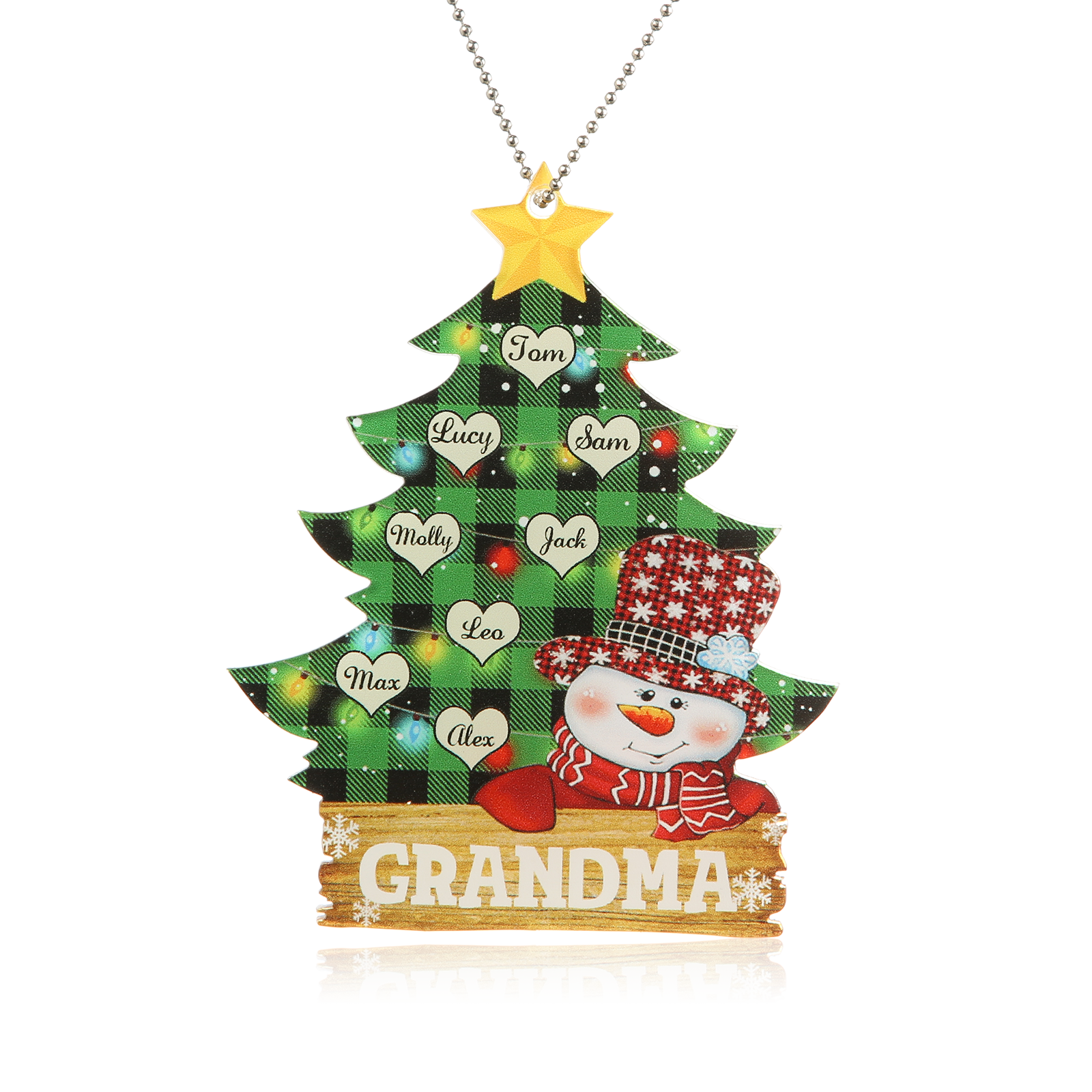 Personalised Christmas Ornament - handmade