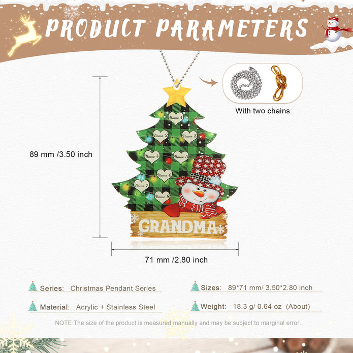 Personalised Christmas Ornament - handmade