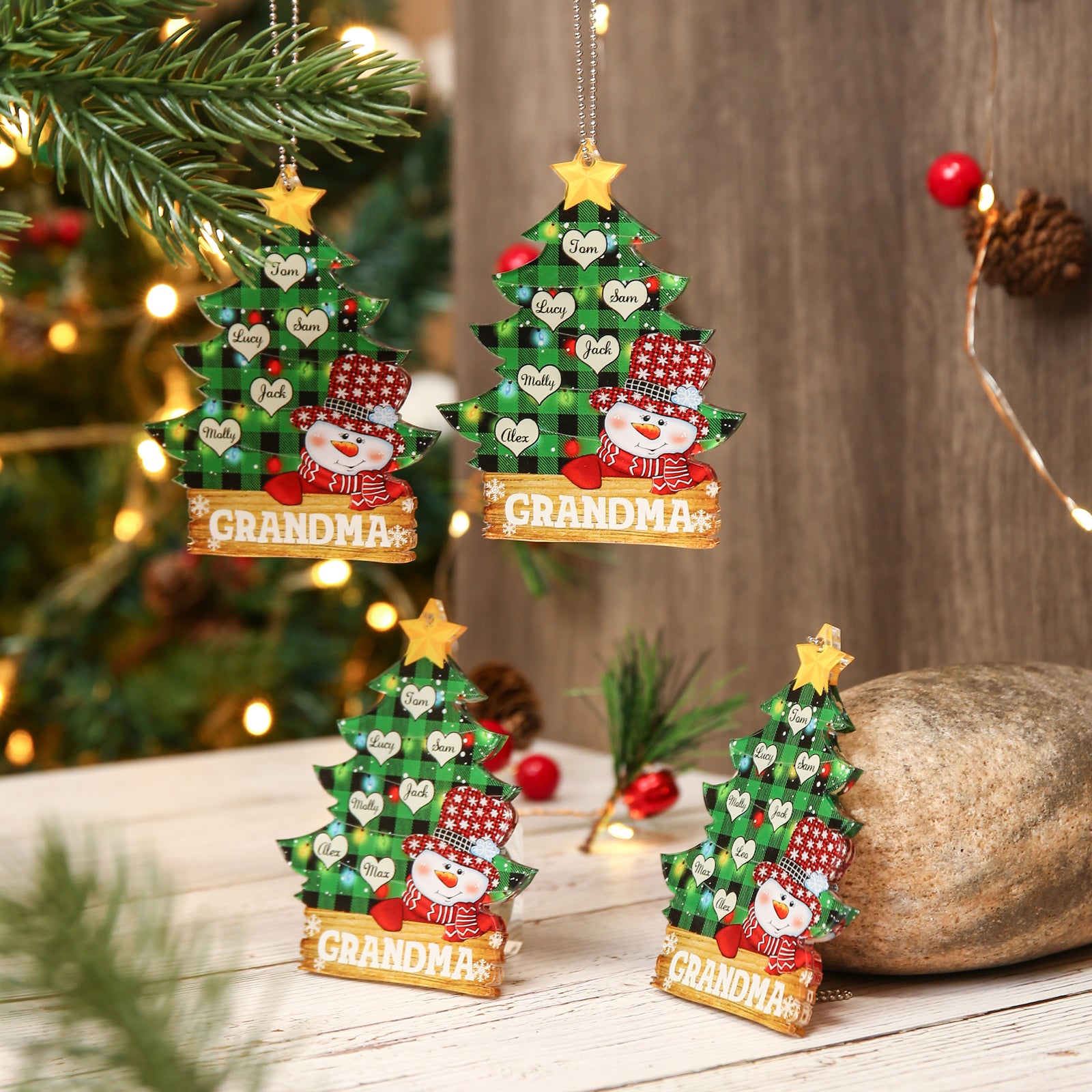 Personalised Christmas Ornament - handmade