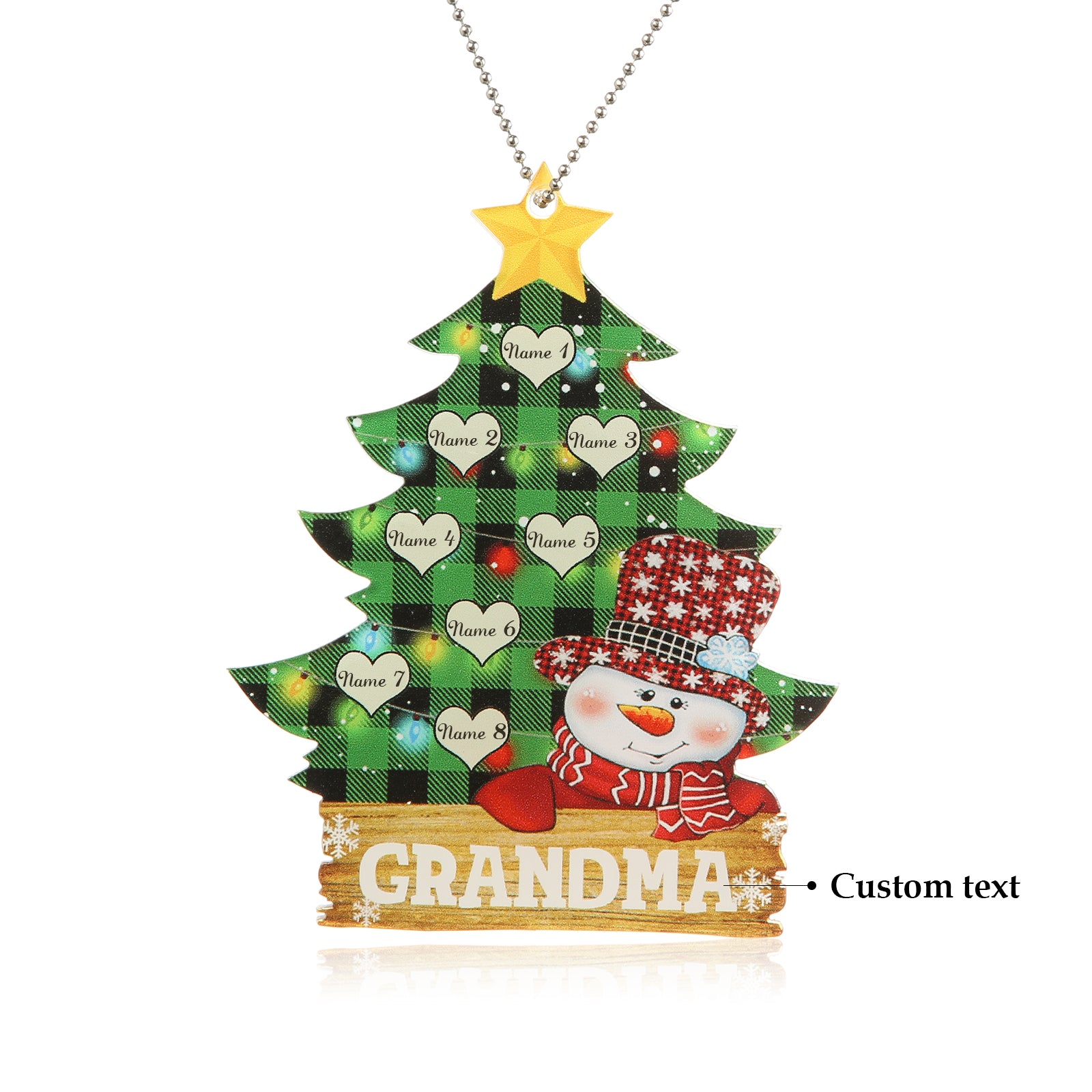 Personalised Christmas Ornament - handmade