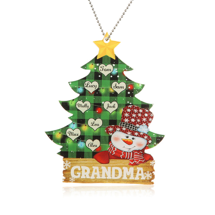 Personalised Christmas Ornament - handmade