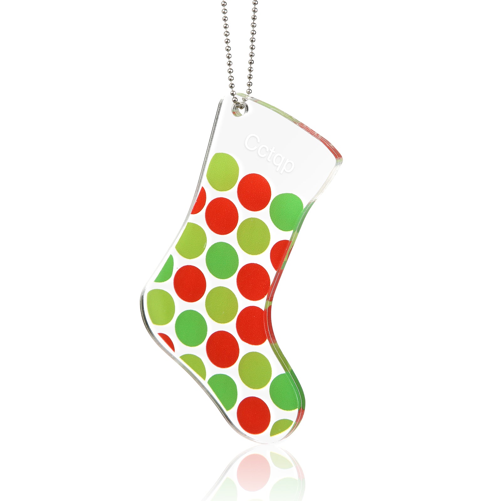 Personalised Sock Christmas Ornament - handmade