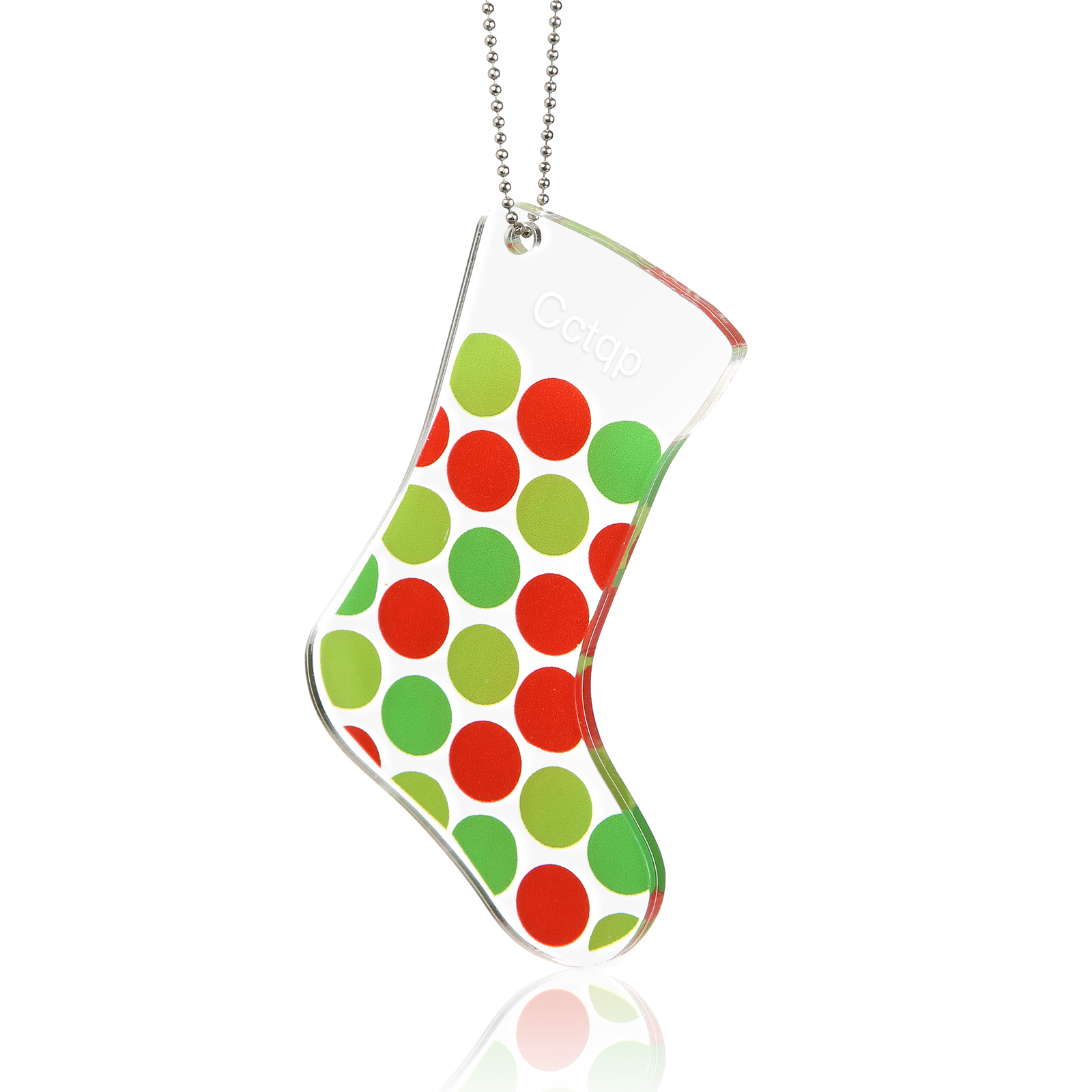 Personalised Sock Christmas Ornament - handmade