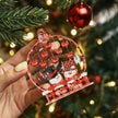 Personalised Heart Christmas Ornament - handmade