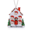 Personalised House Christmas Ornament - handmade