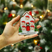 Personalised House Christmas Ornament - handmade
