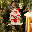 Personalised House Christmas Ornament - handmade