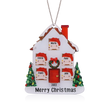 Personalised House Christmas Ornament - handmade