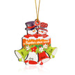 Personalised Snowman Christmas Ornament - handmade