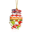 Personalised Snowman Christmas Ornament - handmade