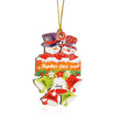 Personalised Snowman Christmas Ornament - handmade