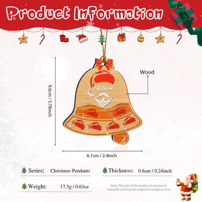 Personalised Christmas Ornaments - handmade