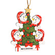 Personalised Snowman Christmas Ornament - handmade