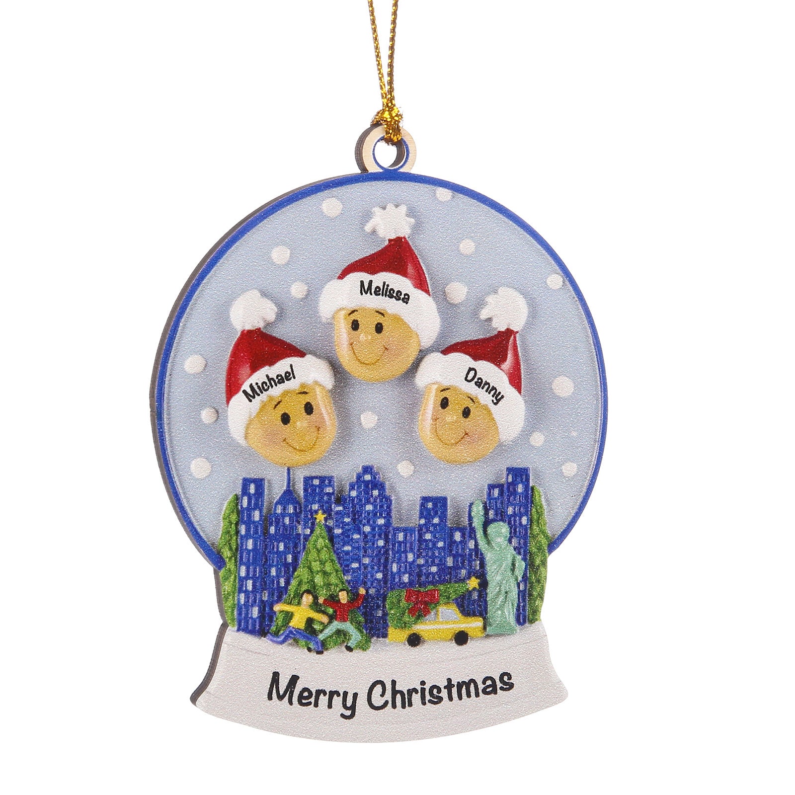 Personalised Christmas Ornament - handmade