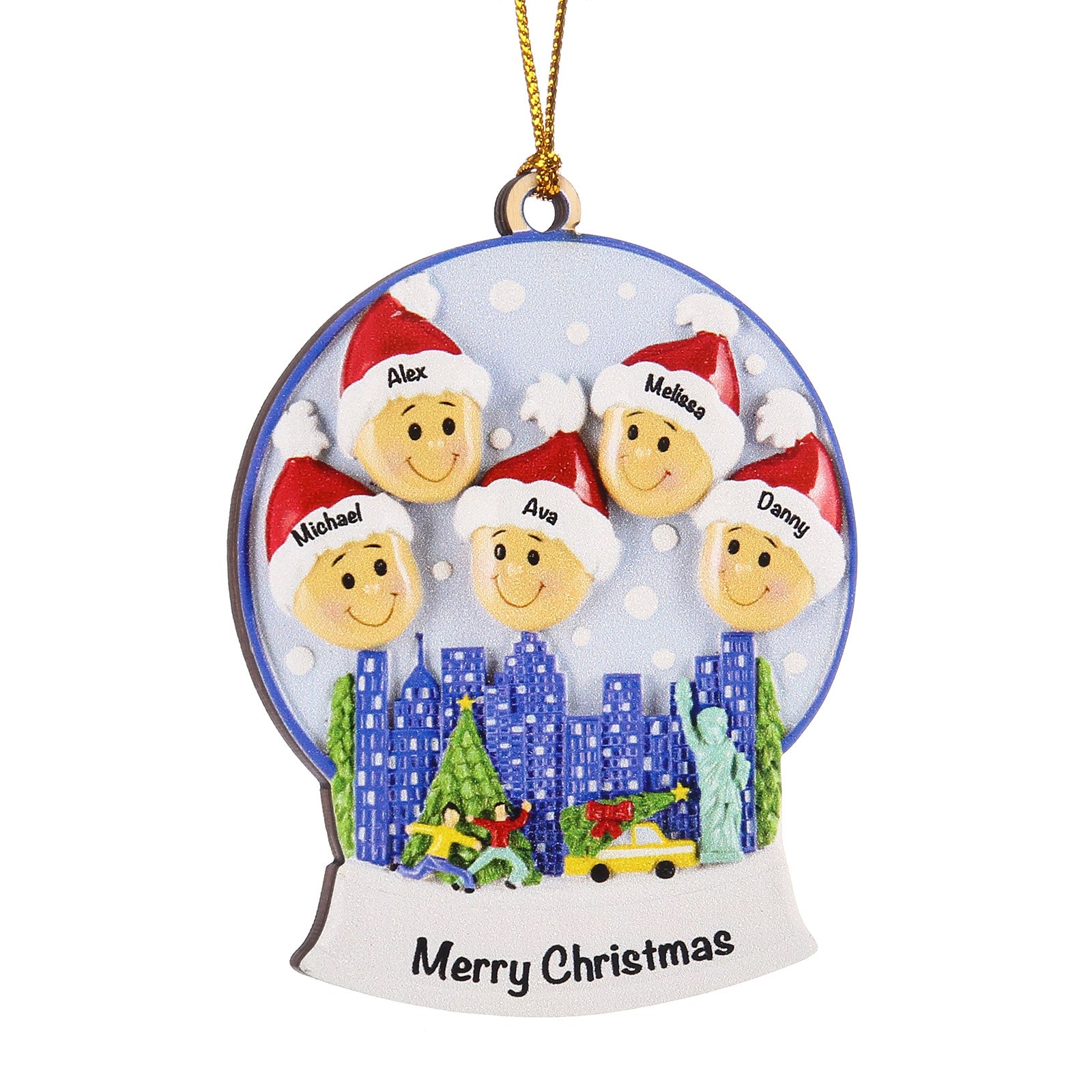 Personalised Christmas Ornament - handmade