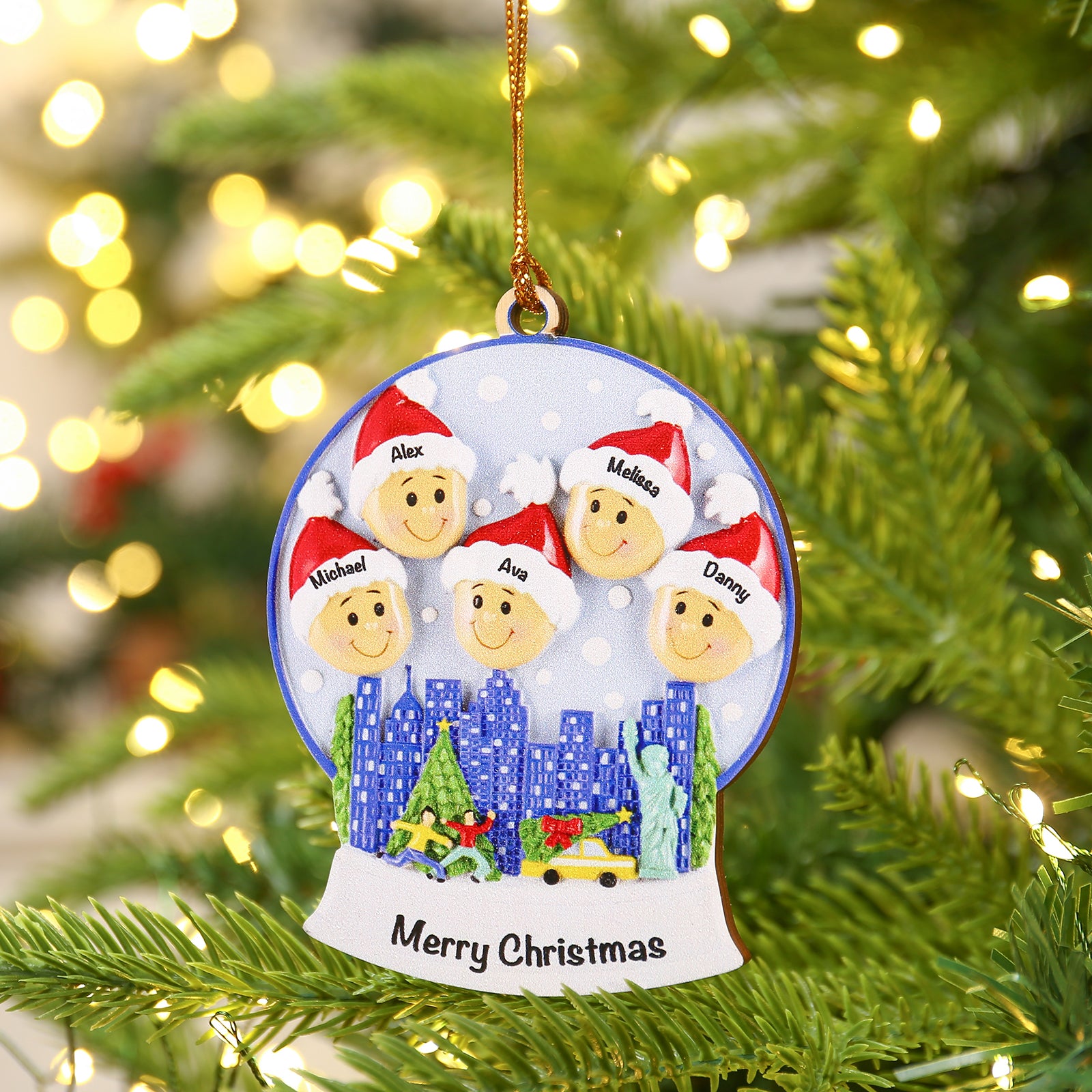 Personalised Christmas Ornament - handmade