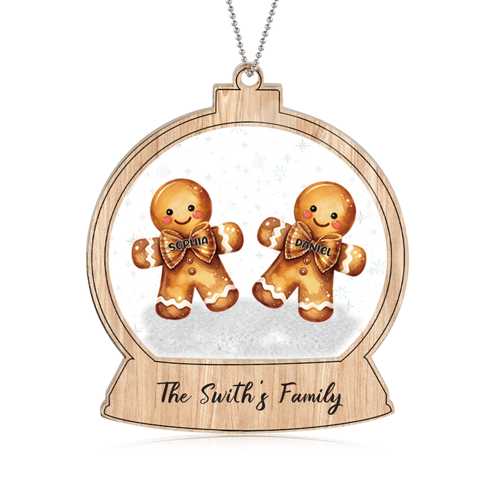 Personalised Acrylic Christmas Ornament - handmade