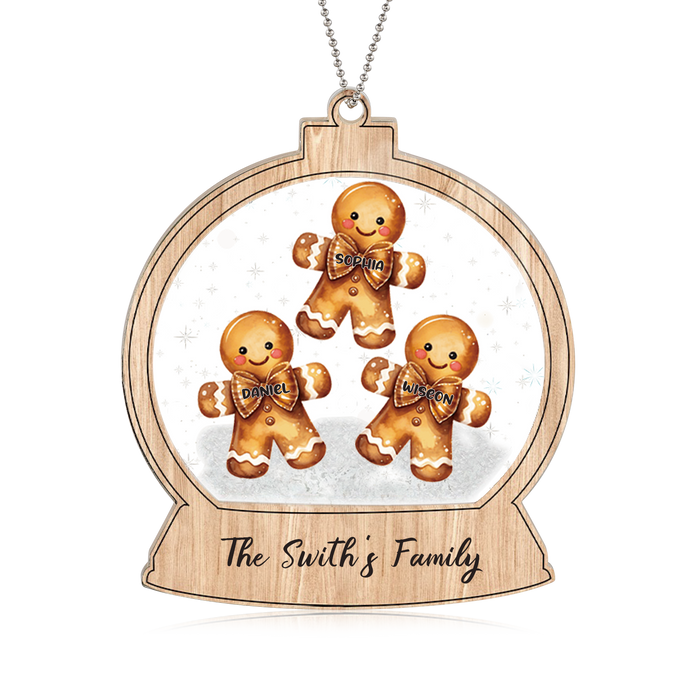 Personalised Acrylic Christmas Ornament - handmade