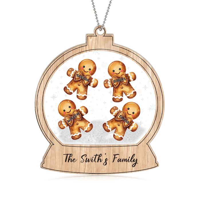 Personalised Acrylic Christmas Ornament - handmade