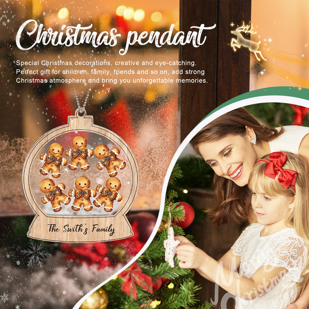 Personalised Acrylic Christmas Ornament - handmade