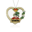 Personalised Heart Christmas Ornament - handmade