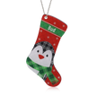 Personalised Christmas Sock Ornament - handmade