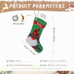 Personalised Christmas Sock Ornament - handmade