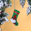 Personalised Christmas Sock Ornament - handmade