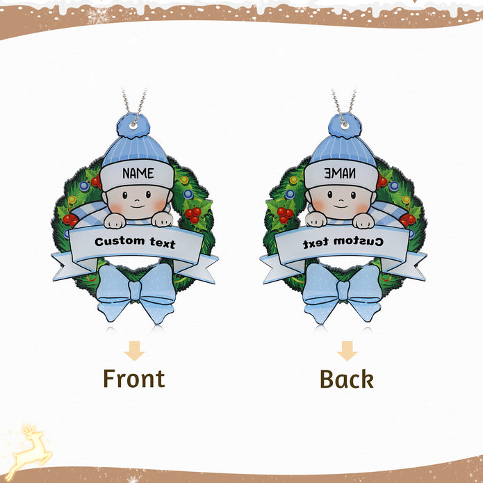 Personalised Christmas Ornament - handmade