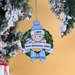 Personalised Christmas Ornament - handmade