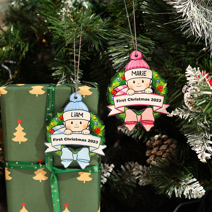 Personalised Christmas Ornament - handmade