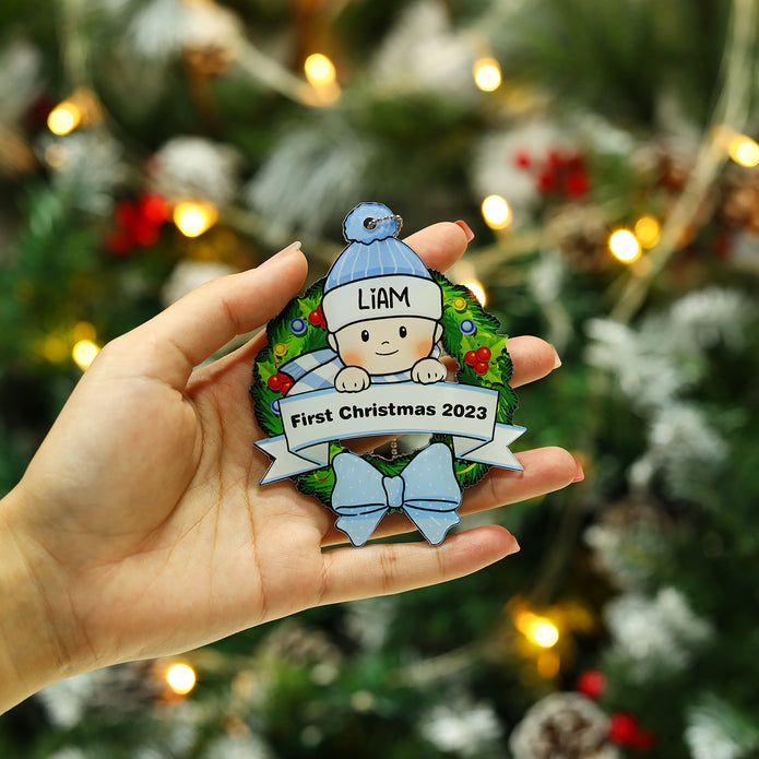 Personalised Christmas Ornament - handmade