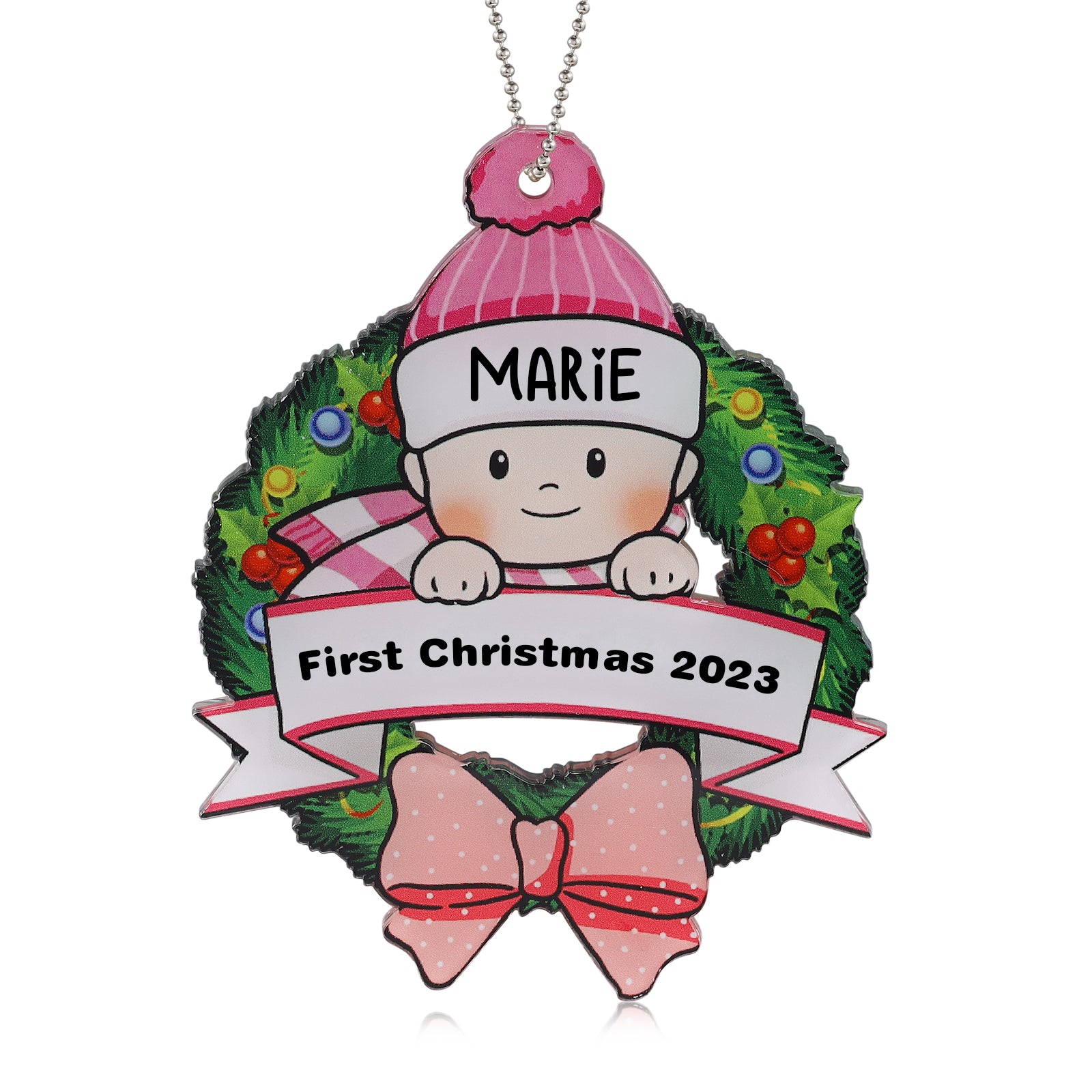 Personalised Christmas Ornament - handmade