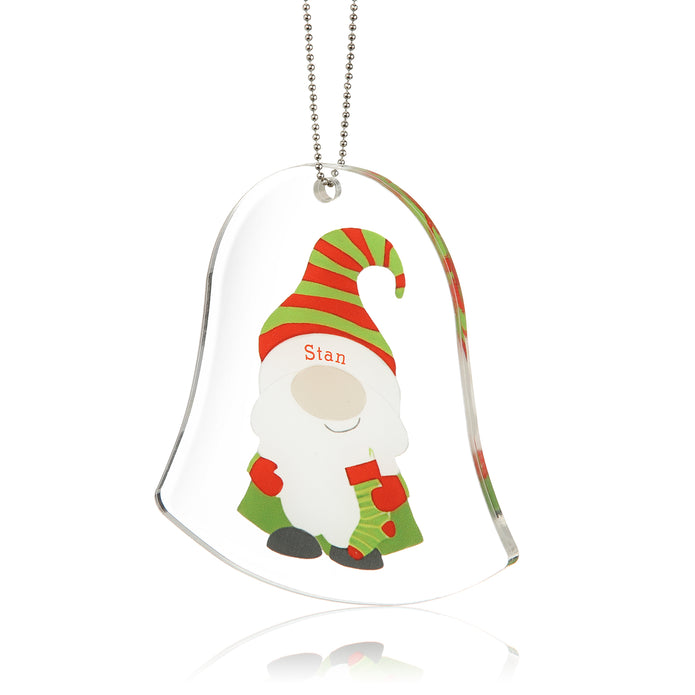 Personalised Santa Claus Christmas Ornament - handmade