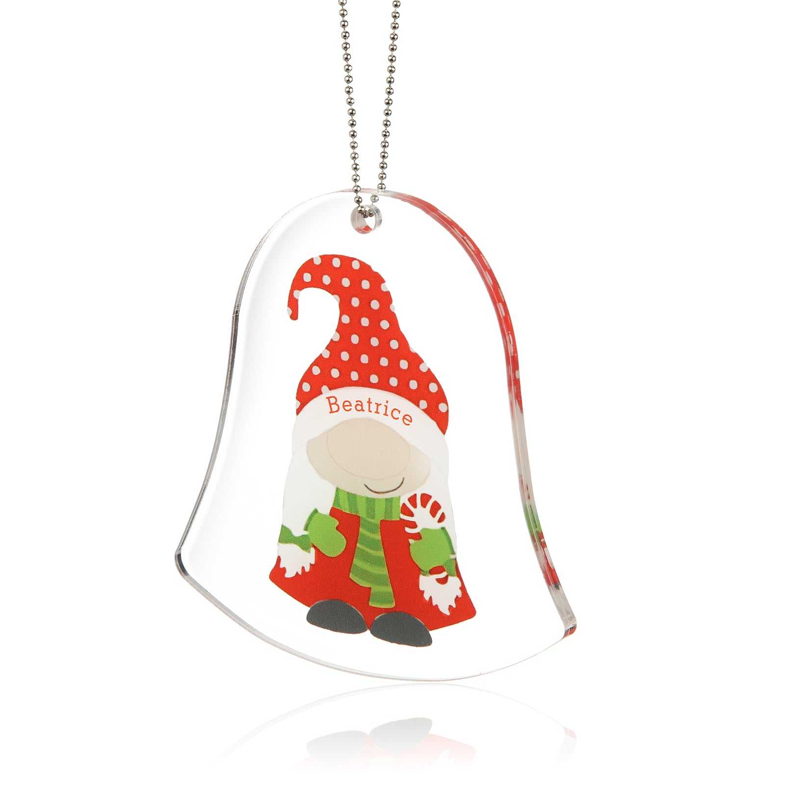 Personalised Santa Claus Christmas Ornament - handmade