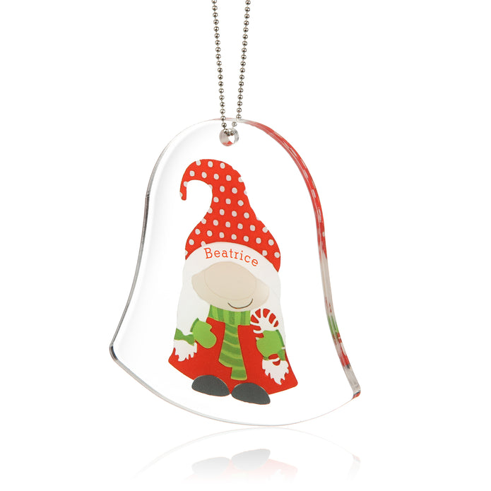 Personalised Santa Claus Christmas Ornament - handmade