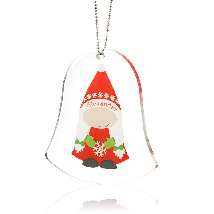 Personalised Santa Claus Christmas Ornament - handmade