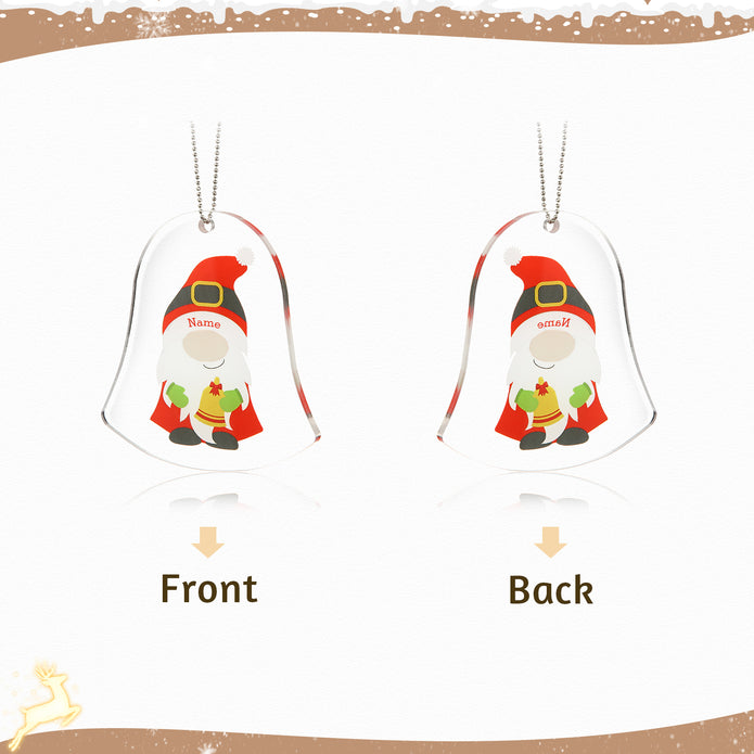 Personalised Santa Claus Christmas Ornament - handmade