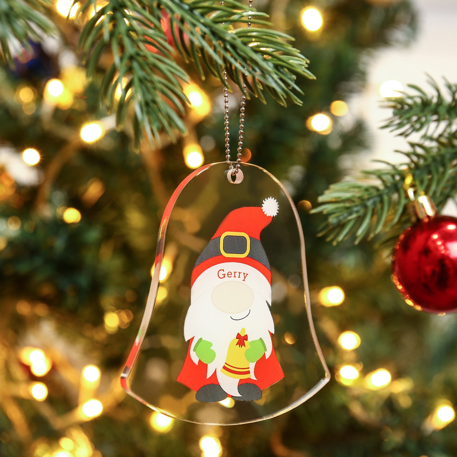 Personalised Santa Claus Christmas Ornament - handmade